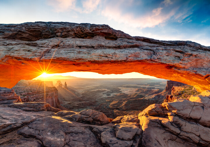 Photographie intitulée "Grand Canyon arch r…" par Thomas Jones, Œuvre d'art originale, Photographie numérique
