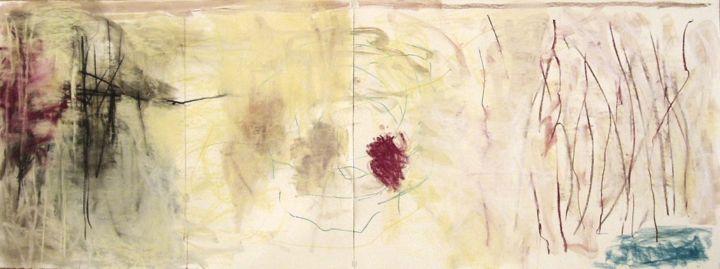 Peinture intitulée "Abstract on Paper #…" par Thomas Pierce Mudd, Œuvre d'art originale