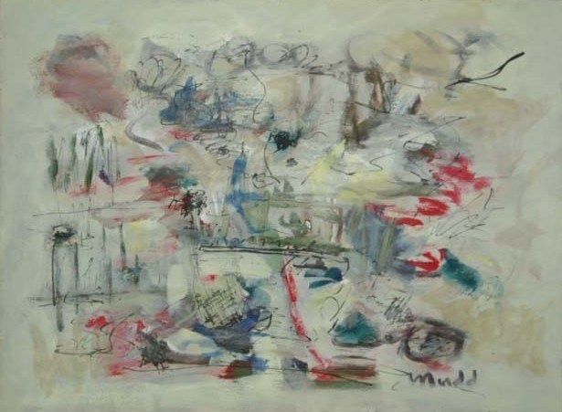 Painting titled "Abstract on Paper #…" by Thomas Pierce Mudd, Original Art,