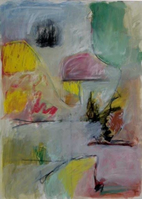 Pintura intitulada "Abstract on Paper #…" por Thomas Pierce Mudd, Obras de arte originais