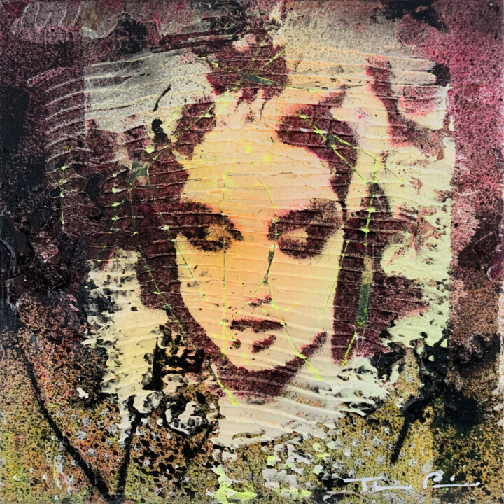 Pintura titulada "Madonna" por Thomas Pierre, Obra de arte original, Acrílico Montado en Bastidor de camilla de madera