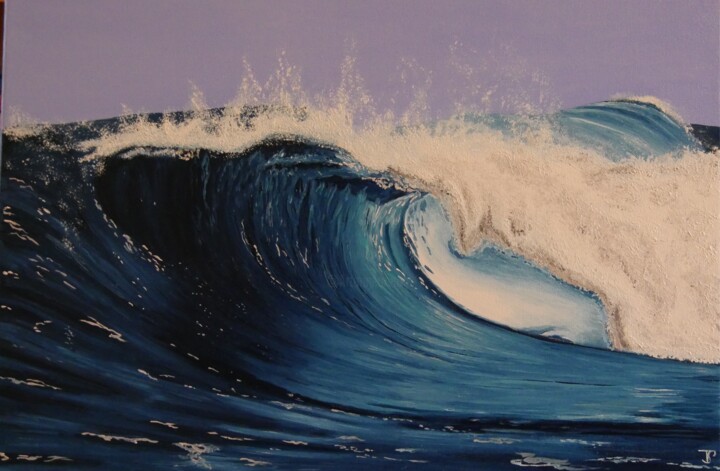 Pintura titulada "Meereswelle" por Thomas Svoboda, Obra de arte original, Oleo