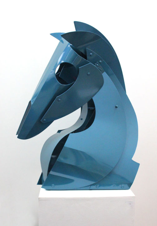 Sculpture intitulée "ilion" par Thomas Turner, Œuvre d'art originale, Métaux