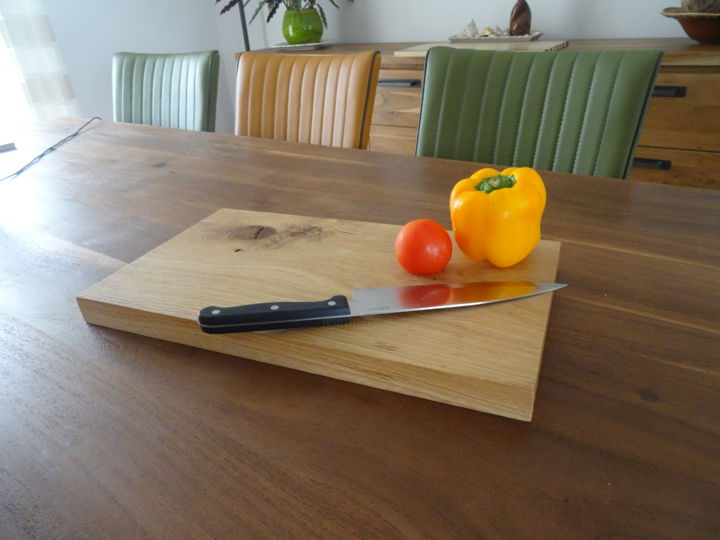 Artisanat intitulée "Planche à découper…" par Thomas Chatain, Œuvre d'art originale, Cuisine et salle à manger