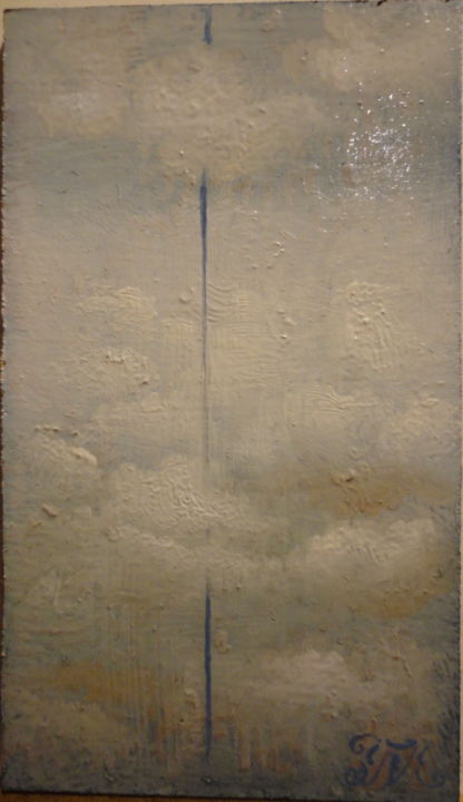 Картина под названием "String Theory" - Thorbjørn Morstad, Подлинное произведение искусства, Масло
