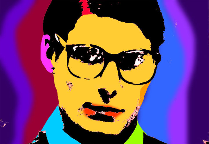 Arts numériques intitulée "Clark Kent" par Tom S. Agaster, Œuvre d'art originale, Peinture numérique