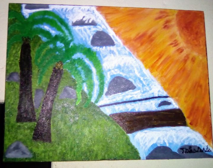 Pintura intitulada "A Passagem" por Tiago Lacerda (TS Lacerda), Obras de arte originais, Acrílico