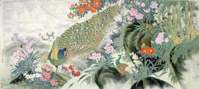 Malarstwo zatytułowany „苍山春日” autorstwa 田 希丰, Oryginalna praca, Olej