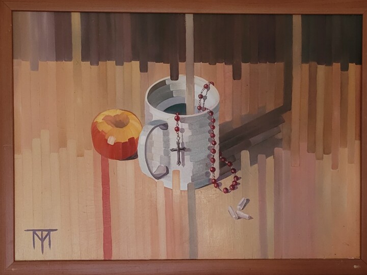 Painting titled "Health" by Tibor Mehesi, Original Artwork, Oil