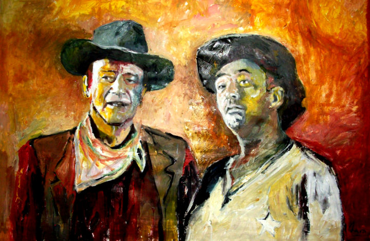 Pintura titulada "EL DORADO" por Marcelo Neira, Obra de arte original, Acrílico