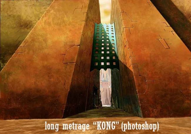 Dessin intitulée "kong 01" par Koodertdz, Œuvre d'art originale