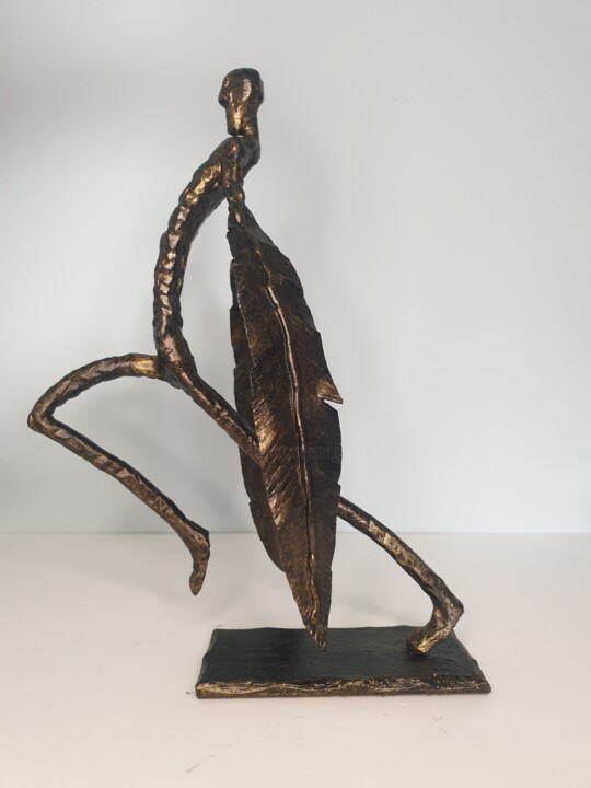 Escultura titulada "Wings" por Tihomir Sarajčić, Obra de arte original, Metales