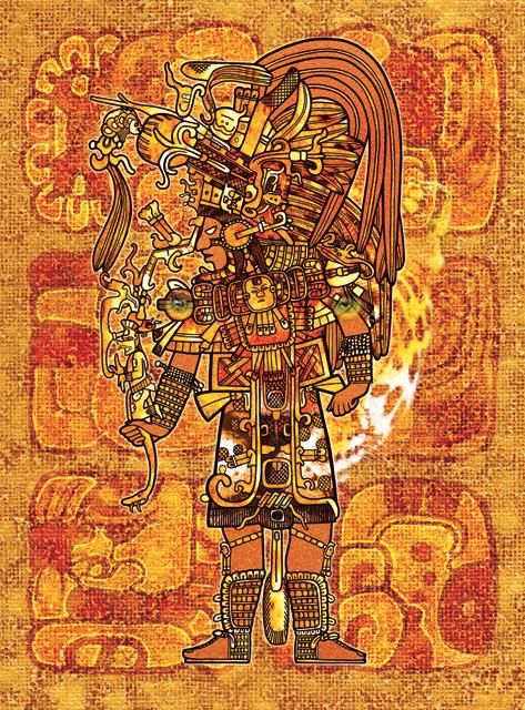 Arts numériques intitulée "Kaloomte from Macha…" par Tikal, Œuvre d'art originale, Peinture numérique