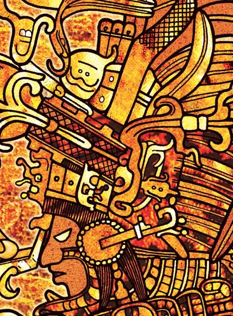 Arts numériques intitulée "Kaloomte (detail)" par Tikal, Œuvre d'art originale, Peinture numérique