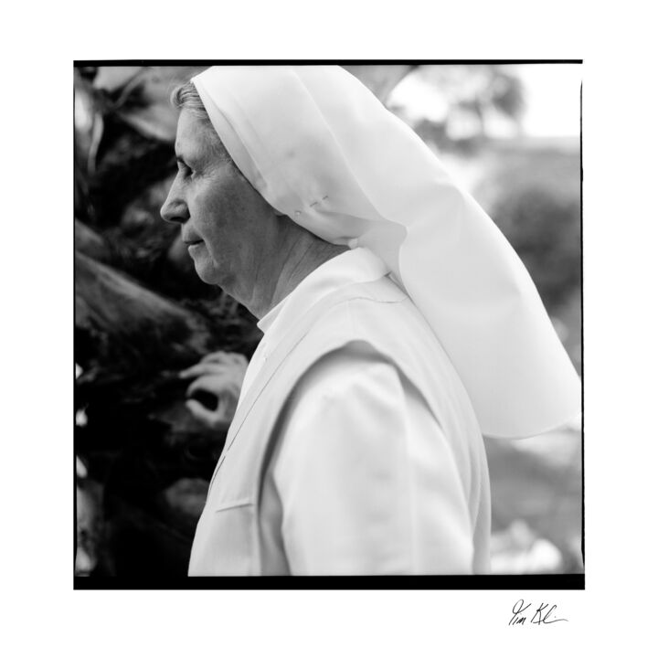 Photography titled "The Nun" by Tim Klein, Original Artwork, Digital Photography