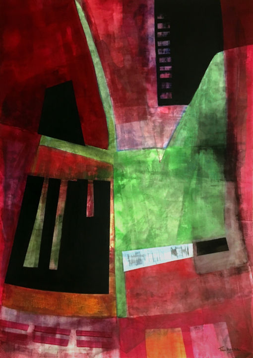Peinture intitulée "Truly, Madly, Deeply" par Timothy Malone, Œuvre d'art originale, Acrylique