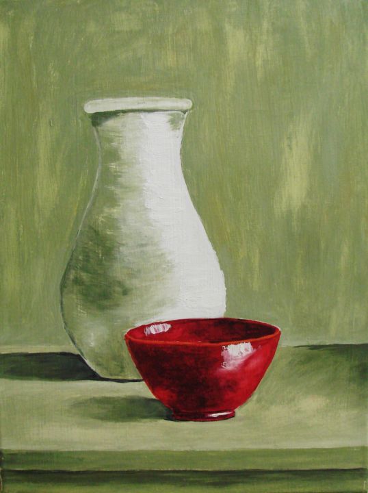 Pittura intitolato "vaza" da Timofei Gorea, Opera d'arte originale