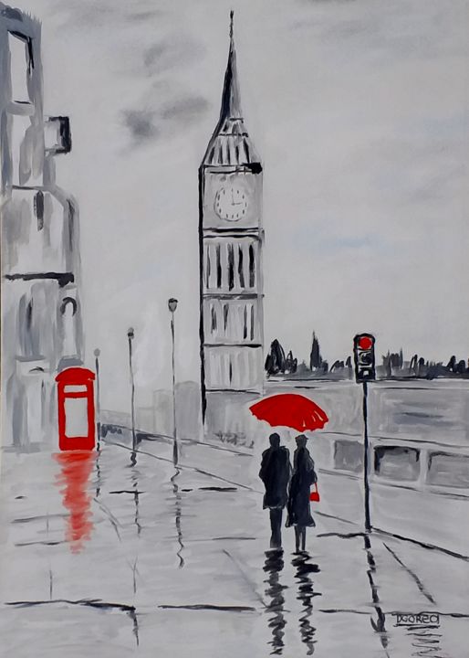 Painting titled "TMP" by Timofei Gorea, Original Art, Oil