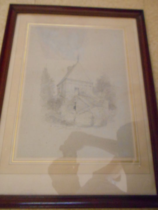 Drawing titled "landscape paysage d…" by Timoléon Lobrichon, Original Artwork