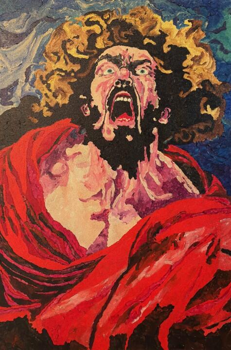 Malerei mit dem Titel "Rage" von Timothy Colomer, Original-Kunstwerk, Acryl