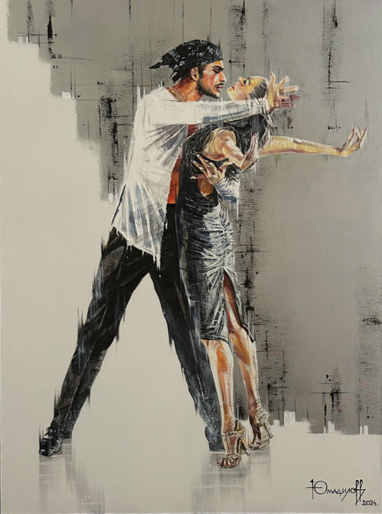 Painting titled ""Jive"" by Timur Yumadilov, Original Artwork, Oil