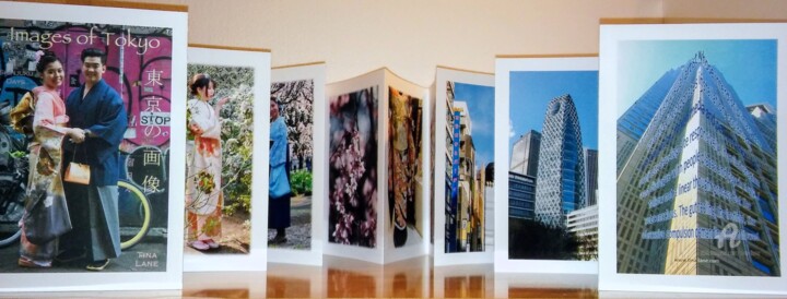 Incisioni, stampe intitolato "Images of Tokyo, Th…" da Tina Lane, Opera d'arte originale, Fotomontaggio