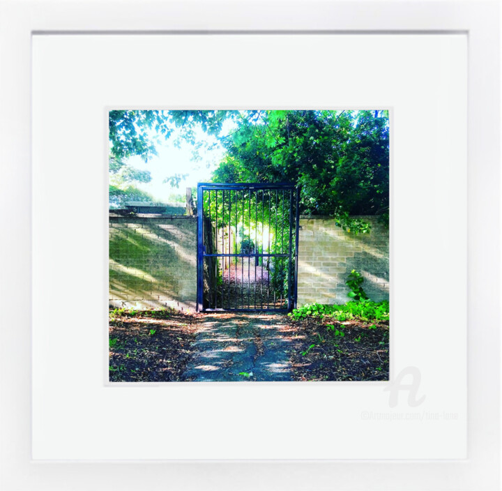 Photography titled "Gate" by Tina Lane, Original Artwork, Digital Photography Mounted on Cardboard