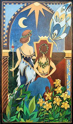 Pittura intitolato "tina palma - narcisi" da Tina Palma, Opera d'arte originale, Olio
