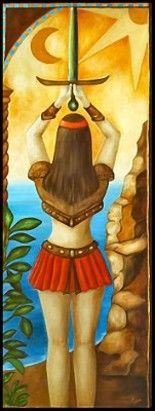 Pittura intitolato "Il Patto" da Tina Palma, Opera d'arte originale,