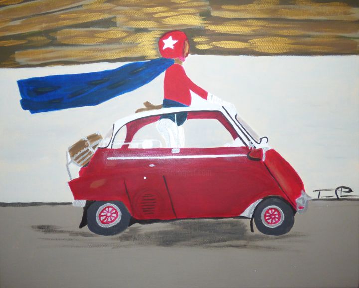 Malerei mit dem Titel "Cinquecento" von Tina Pastore, Original-Kunstwerk
