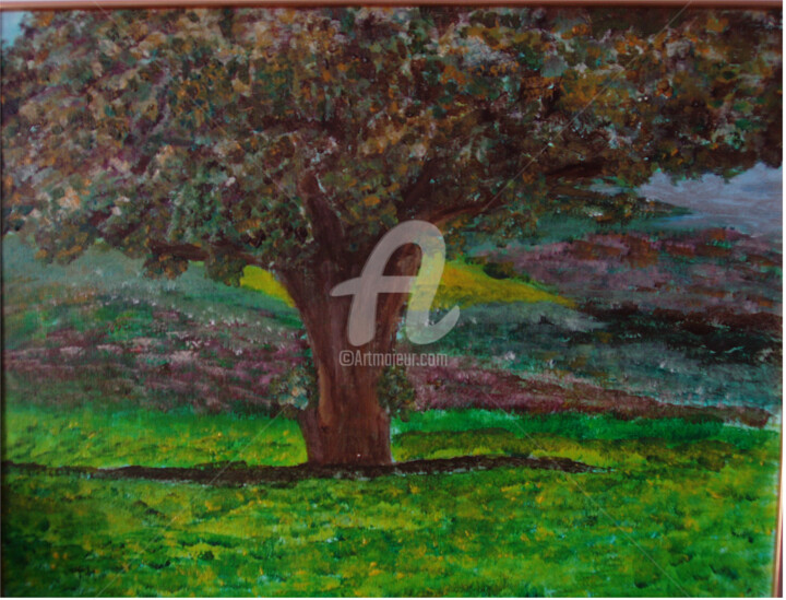 Peinture intitulée "olivier.jpg" par Tina Verpoorten, Œuvre d'art originale, Huile