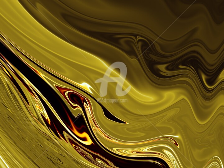 Arte digital titulada "draperies-beiges.jpg" por Tina Verpoorten, Obra de arte original, Trabajo Digital 2D