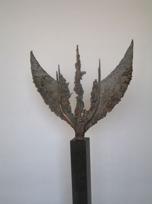 Sculpture intitulée "Gaff" par Tina Lintvelt, Œuvre d'art originale, Métaux
