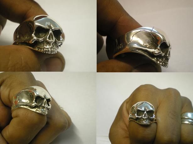 Sculpture intitulée "Skull Ring" par Ariel.H Losio, Œuvre d'art originale