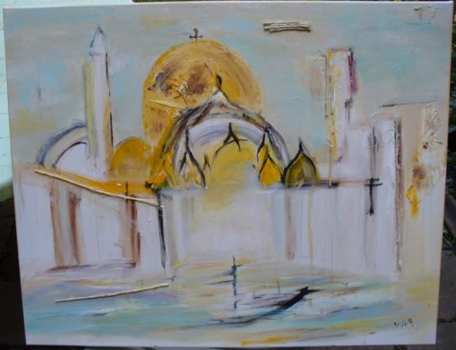 Painting titled "Serenissime IV" by Thierry Noiret, Original Artwork