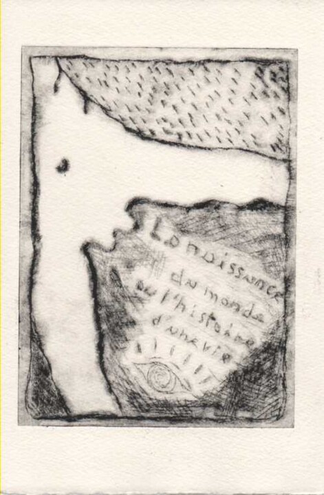 Printmaking titled "Les Confrontations…" by Titi Montana, Original Artwork, Engraving