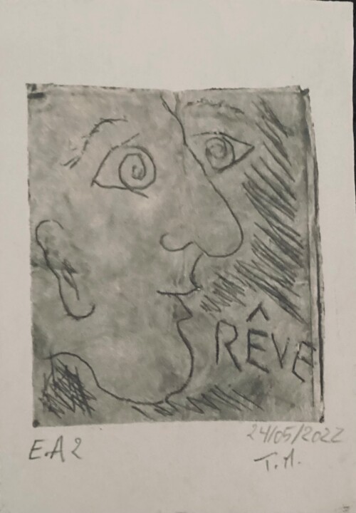 Отпечатки и Гравюры под названием "Rêves…" - Titi Montana, Подлинное произведение искусства, гравюра