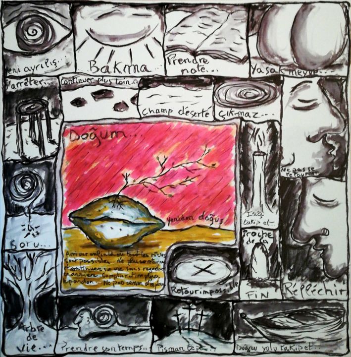 Le Jeu De L Oie Painting By Titi Montana Artmajeur