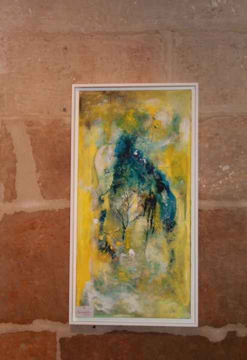 Peinture intitulée "Exposition Charité-…" par Martine Villani, Œuvre d'art originale, Acrylique