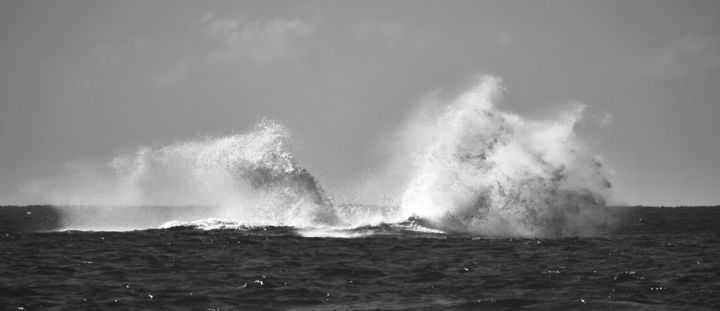 Photographie intitulée "Le grand splash" par Tiziano T., Œuvre d'art originale