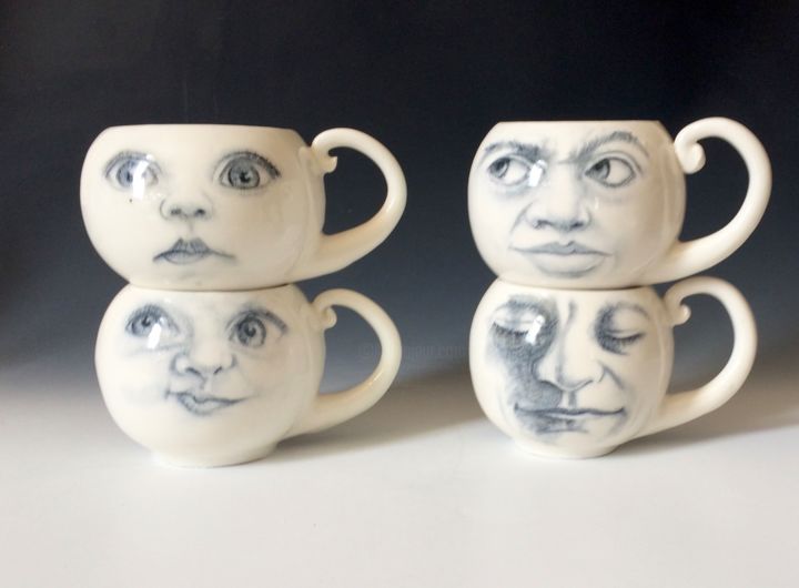 "Moon Cups" başlıklı Design Tjcervantes tarafından, Orijinal sanat