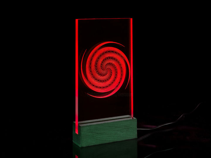 Arts numériques intitulée "spirale 4" par Tayeb Keraoun, Œuvre d'art originale, Travail numérique 2D