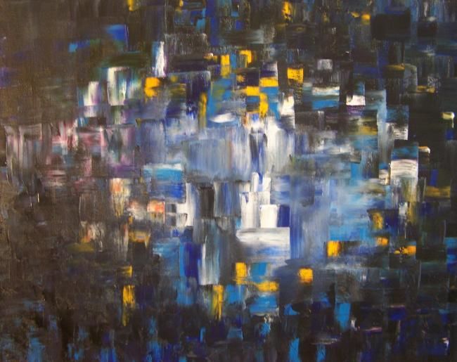 Pintura intitulada "Abstract Atude 1" por Tatyana Leksikova, Obras de arte originais, Óleo