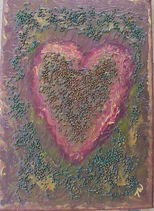 Painting titled "The Mermaid's Heart" by Epiphany Art, Original Artwork