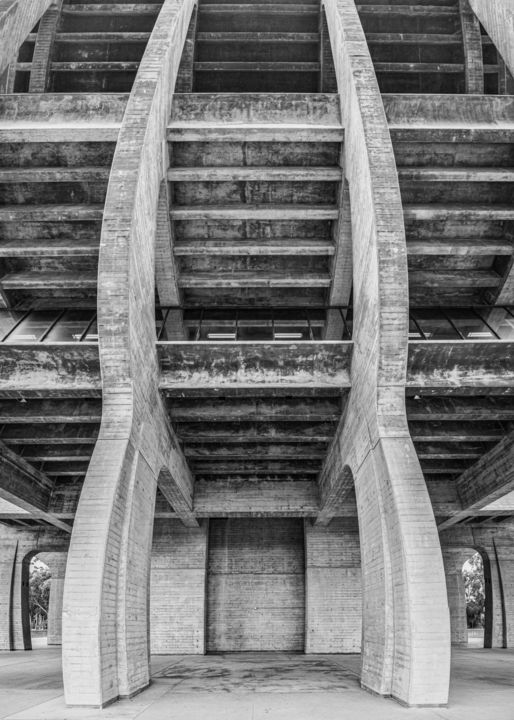 Fotografía titulada "Brutalism Architect…" por Thomas Morris, Obra de arte original, Fotografía digital