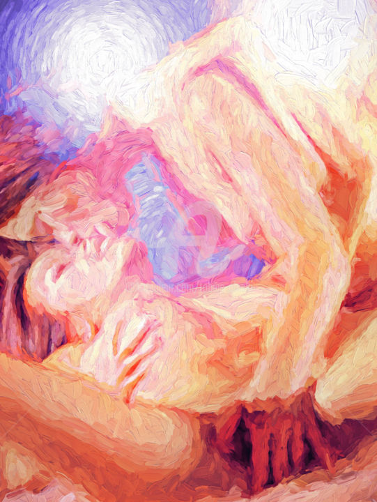 Arts numériques intitulée "love 1" par Tobias Ginski, Œuvre d'art originale, Peinture numérique
