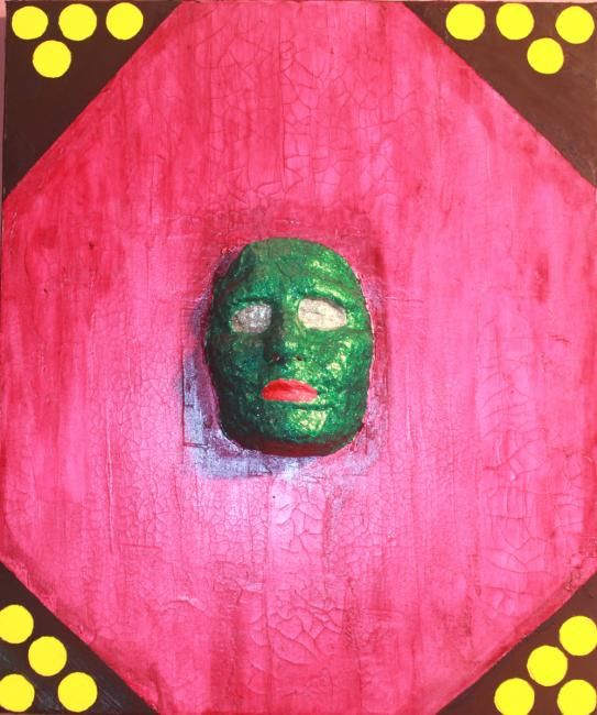 Malerei mit dem Titel "Masquerade" von Todd Breitling, Original-Kunstwerk, Öl