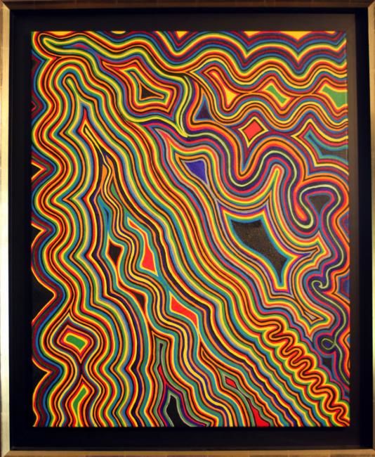 Malerei mit dem Titel "Wandering Perimeters" von Todd Breitling, Original-Kunstwerk, Öl