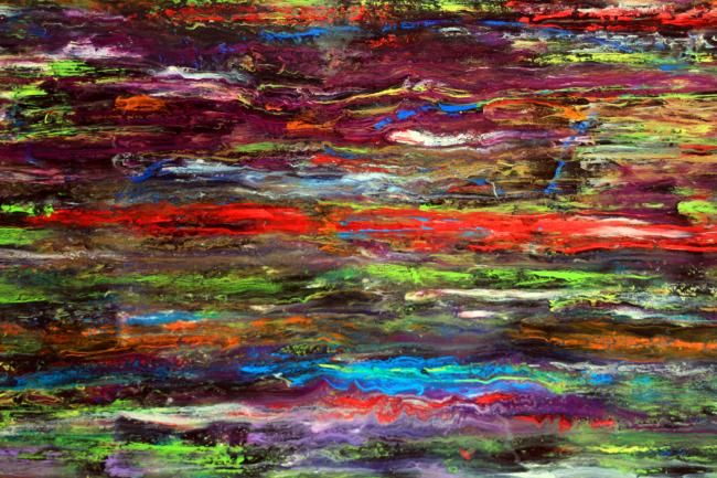 Malerei mit dem Titel "Internal Treasures" von Todd Breitling, Original-Kunstwerk, Öl