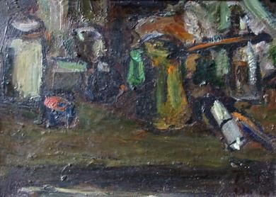 Painting titled "Still Life" by Todor Todorov, Original Artwork, Oil